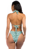 Women Bikini Cheetah Print 2p Set