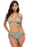 Women Bikini Cheetah Print 2p Set