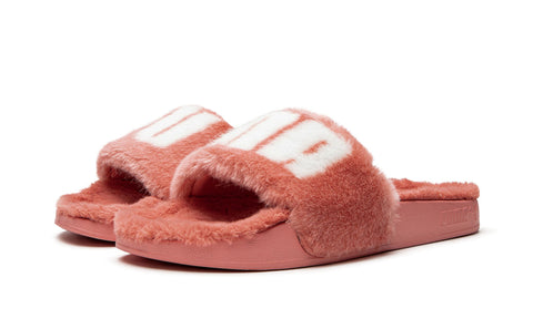 Women PUMA Leadcat 2.0 Fuzz Slide