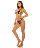 Women Bikini Solid 2p Set