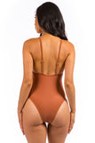 Women Bikini Solid One Piece