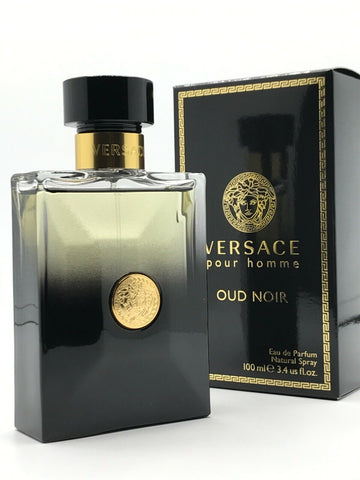 Men VERSACE Pour Homme Oud Noir Eau de Natural Spray 3.4 OZ