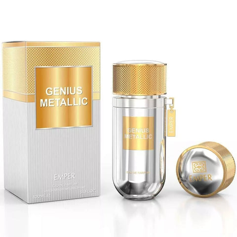 Unisex Genius Metallic By Emper Eau De Parfum 3.4 fl. oz.