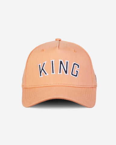 Men KING Staple Curved Peak Cap