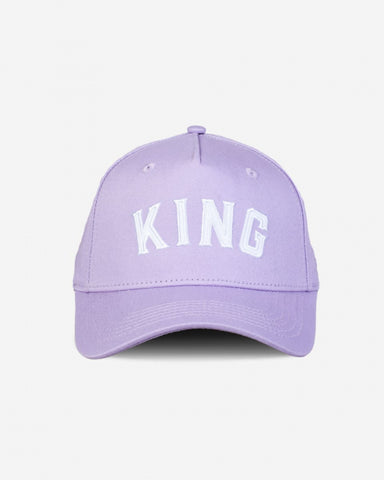 Men KING Staple Curved Peak Cap