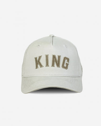 Men KING Staple Curved Peak Cap