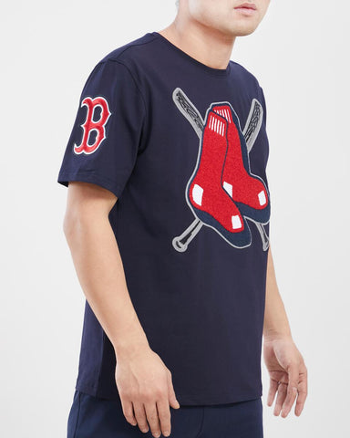 Men Pro Standard Boston Red Sox Mash Up Logo Pro Team Shirt S / Midnight Navy