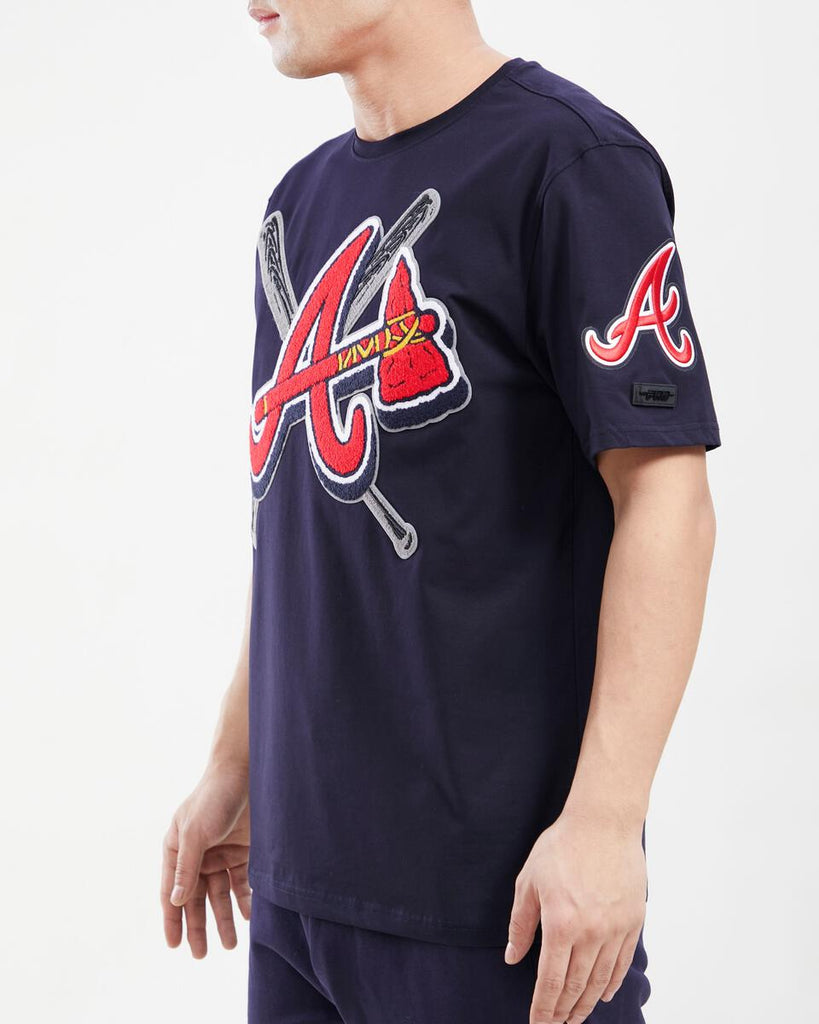 Men's Atlanta Braves Pro Standard White Team Logo T-Shirt