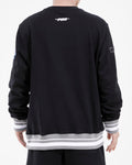 Men PRO STANDARD Las Vegas Raiders Mash Up Logo Crewneck Sweater