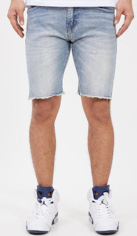 Men ETERNITY Raw Edge Denim Short