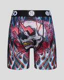 Men PSD Flames N Bones Boxer Briefs