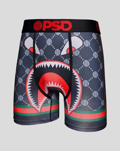 PSD Underwear Men's PB Iced Bunny Boxer Brief Black 
