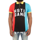 Men HUSTLE GANG Clemente SS Polo Shirt