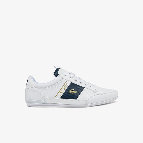 Men LACOSTE Chaymon Leather and Carbon Fibre Sneakers