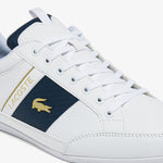 Men LACOSTE Chaymon Leather and Carbon Fibre Sneakers