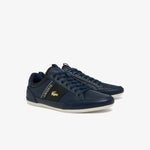 Men LACOSTE Chaymon Leather and Carbon Fibre Sneakers