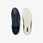 Men LACOSTE Chaymon Leather and Carbon Fibre Sneakers