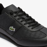 Men LACOSTE Angular Leather Sneakers