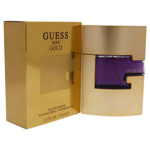 Men Guess Gold by Guess 2.5 oz EDT Spray