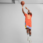 Men PUMA Drop Step Colorblock Basketball Shorts