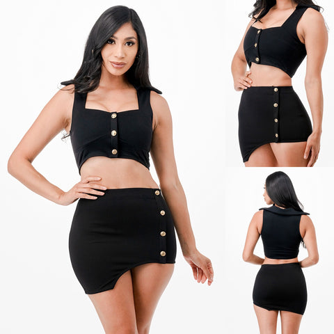 Women CHERIE Top & Skirt Set