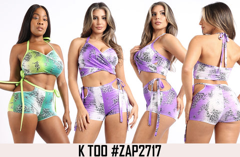 Women K TOO Printed Strappy 2 set