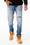 Men JORDAN CRAIG Elmhurst Denim Jeans Medium Blue