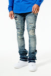 Men JORDAN CRAIG MARTIN STACKED - PIONEER DENIM Studio Blue