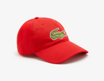 LACOSTE Unisex Adjustable Organic Cotton Twill Cap