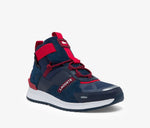 Men LACOSTE Run Breaker Textile and Leather Sneakers