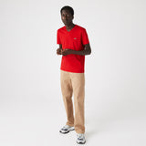 Men LACOSTE V-neck Pima Cotton Jersey T-shirt