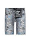 Big & Tall JORDAN CRAIG Vengeance Denim Shorts Blue Wave