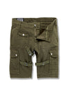 Men JORDAN CRAIG Cairo Cargo Shorts Army Green