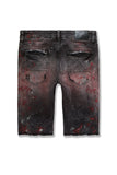 Men JORDAN CRAIG Vegas Striped Denim Shorts Bred