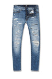 Men JORDAN CRAIG Elmhurst Denim Jeans Medium Blue