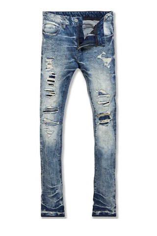 Men JORDAN CRAIG MARTIN STACKED - PIONEER DENIM Studio Blue