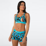 Women ETHIKA BMR Leopard Drip Sports Bra