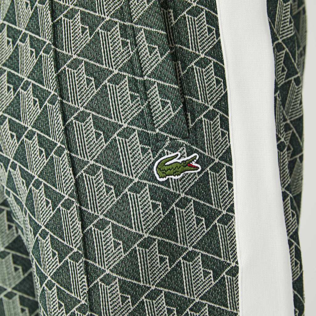 Lacoste Paris monogram-jacquard Track Jacket - Green