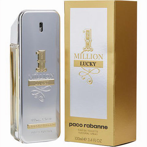 Men Paco Rabanne 1 Million Lucky Eau de Toilette Spray, 3.4 oz.