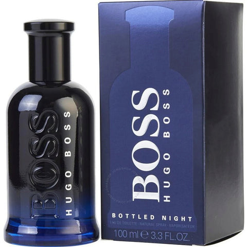 Men Hugo Boss Bottled Night EDT Spray 3.3 oz