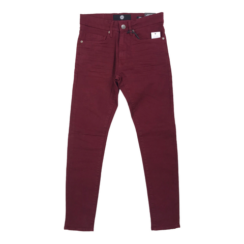 Men JORDAN CRAIG Ross Fit Clean Jeans Bordeux