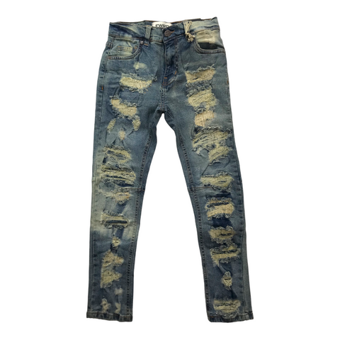 Kids FWRD DENIM & CO. Sliced & Diced Denim Jeans