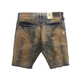 Men JORDAN CRAIG Odyssey Striped Denim Shorts Sandstone