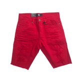 Men JORDAN CRAIG Ripped Twill Garment Short Red