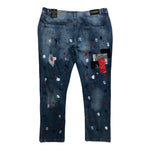 Big & Tall FWRD DENIM & CO. Bandit Patchwork Denim Jean