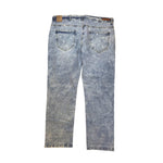 Big Men EVOLUTION IN DESIGN Etched Wide Leg Denim Jean