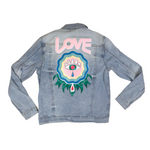 Men ROKU STUDIO Teary Eye Denim Jacket