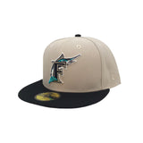 NEW ERA Florida Marlins 2 Tone 59Fifty Fitted Hat