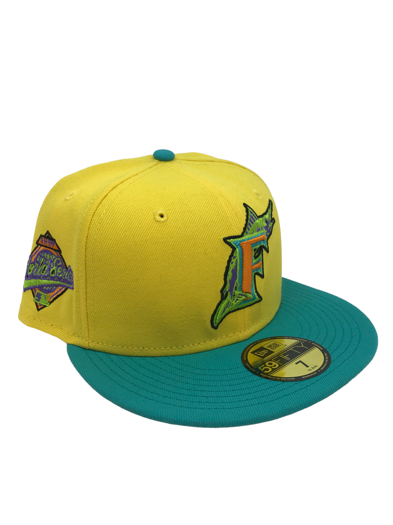 New Era Florida Marlins 1997 World Series 59FIFTY Fitted 7 / Yellow/Teal