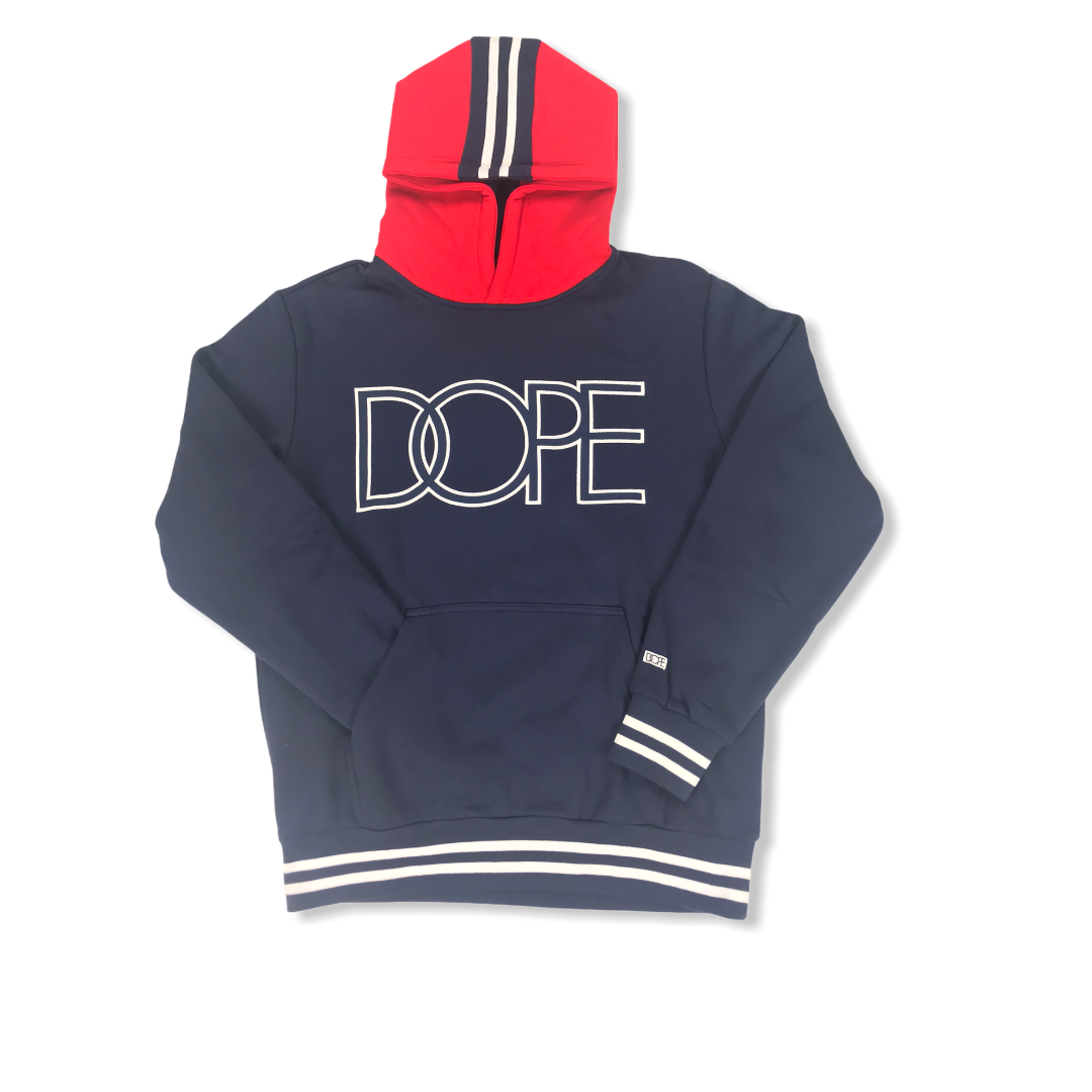 The Clothing Shed Dope Red Box Hoodie – Urban Hip Hop Streetwear For Men, Women, Kids